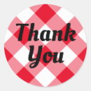 Search for red and white gingham stickers Buffalo plaid