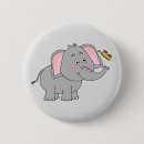Search for elephant cartoon badges Wildlife