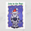 Search for cows christmas invitations Winter