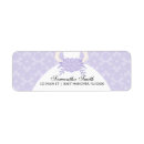 Search for purple damask return address labels Pattern