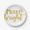 Search for merry and bright plates Typography