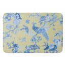 Search for blue toile bath mats Flowers