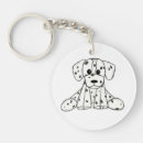 Search for dalmatian dog key rings Black