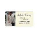 Search for wedding photo return address labels Formal