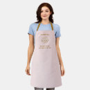 Search for pink and white aprons Business