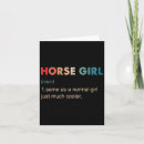 Search for girl hiking cards Horse trainer
