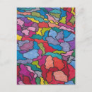 Search for abstract flowers postcards Colourful