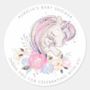 Search for thank you unicorn stickers Baby shower