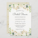 Search for pretty bridal shower invitations Botanical