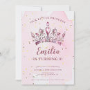 Search for princess tiara invitations Pink