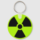 Search for radioactive symbol key rings Warning