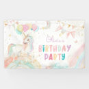 Search for rainbow banners Pastel unicorn party