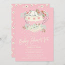 Search for tea baby girl shower invitations Flowers
