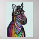Search for rainbow zebra posters Animal