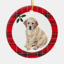 Search for yellow lab puppy christmas tree decorations Labrador