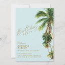 Search for blue palm tree invitations Summer