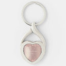 Search for glitter heart key rings Gold