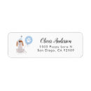 Search for birthday balloons return address labels Blue