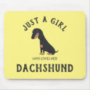 Search for sausage dog mouse mats Puppy