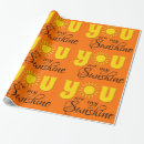 Search for you are my sunshine wrapping paper Summer