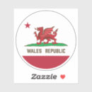 Search for welsh dragon stickers Cymru