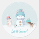 Search for animals in snow stickers Dogs