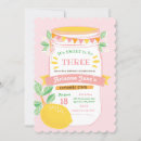 Search for lemonade party invitations Girls
