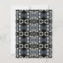 Search for black and white patterns postcards Design