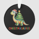 Search for dinosaur santa christmas tree decorations 2026