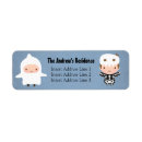 Search for cute skull return address labels Halloween