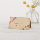 Search for baseball place cards Escort
