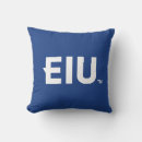 Search for college logo cushions Eiu academic branding