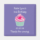Search for cupcake favours magnets Cherry