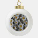 Search for daisies christmas tree decorations White