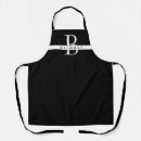 Search for initial b aprons Monogrammed