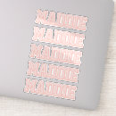 Search for girly monogram stickers Trendy