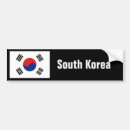 Search for korea bumper stickers South