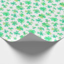 Search for shamrock wrapping paper Green