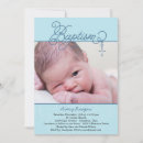 Search for blue cross christening invitations Baby baptism