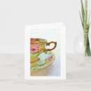 Search for tea cup cards Vintage