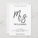 Search for contemporary bridal shower invitations Elegant