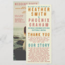 Search for thank you wedding programs Typography