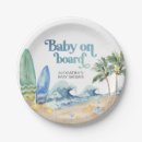 Search for beach baby shower plates Ocean