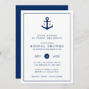 Search for anchor bridal shower invitations Summer
