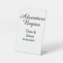 Search for adventure wedding signs The adventure begins