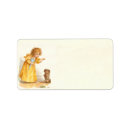 Search for fashion girl return address labels Old fashioned