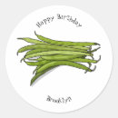 Search for green cartoon stickers Vegetable