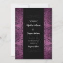 Search for gothic damask invitations Black