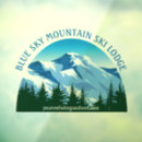 Search for winter window decals Ski lodge