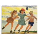 Search for vintage children calendars Retro